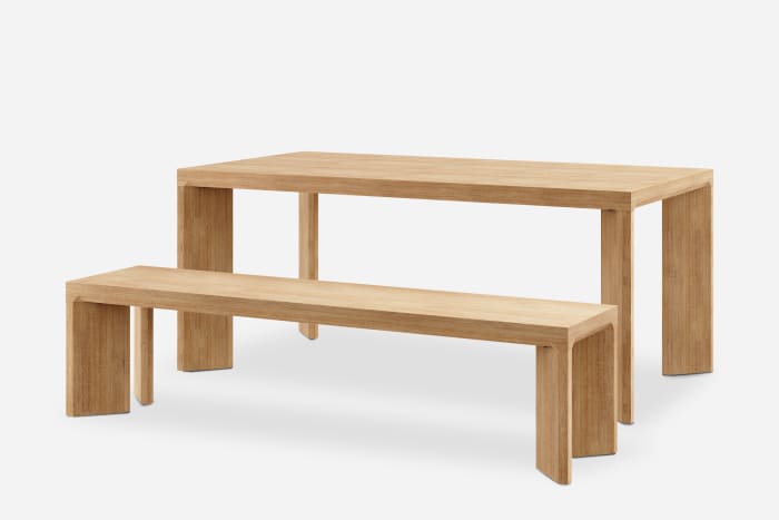 Casa Dining Table with Bench Set - From Where Finds -