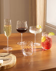 Cascade Coupe Glasses (Set of 4) - From Where Finds -