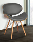 Cassie Faux Leather Dining Chair - From Where - 