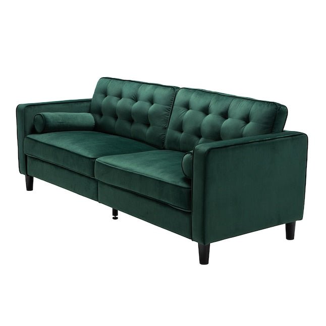 Casual Green Velvet 3 - Seater Sofa - From Where - 