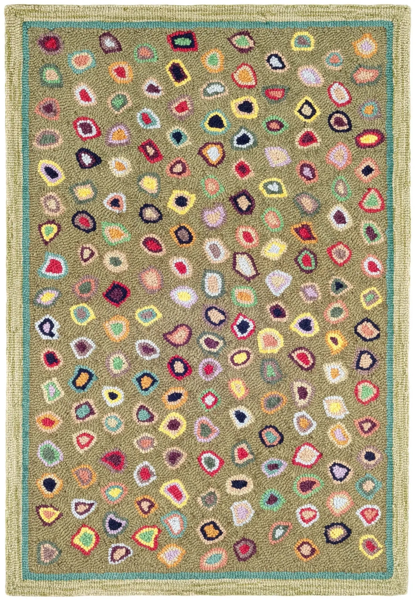 Cat's Paw Hand Micro Hooked Wool Rug - From Where Finds - 
