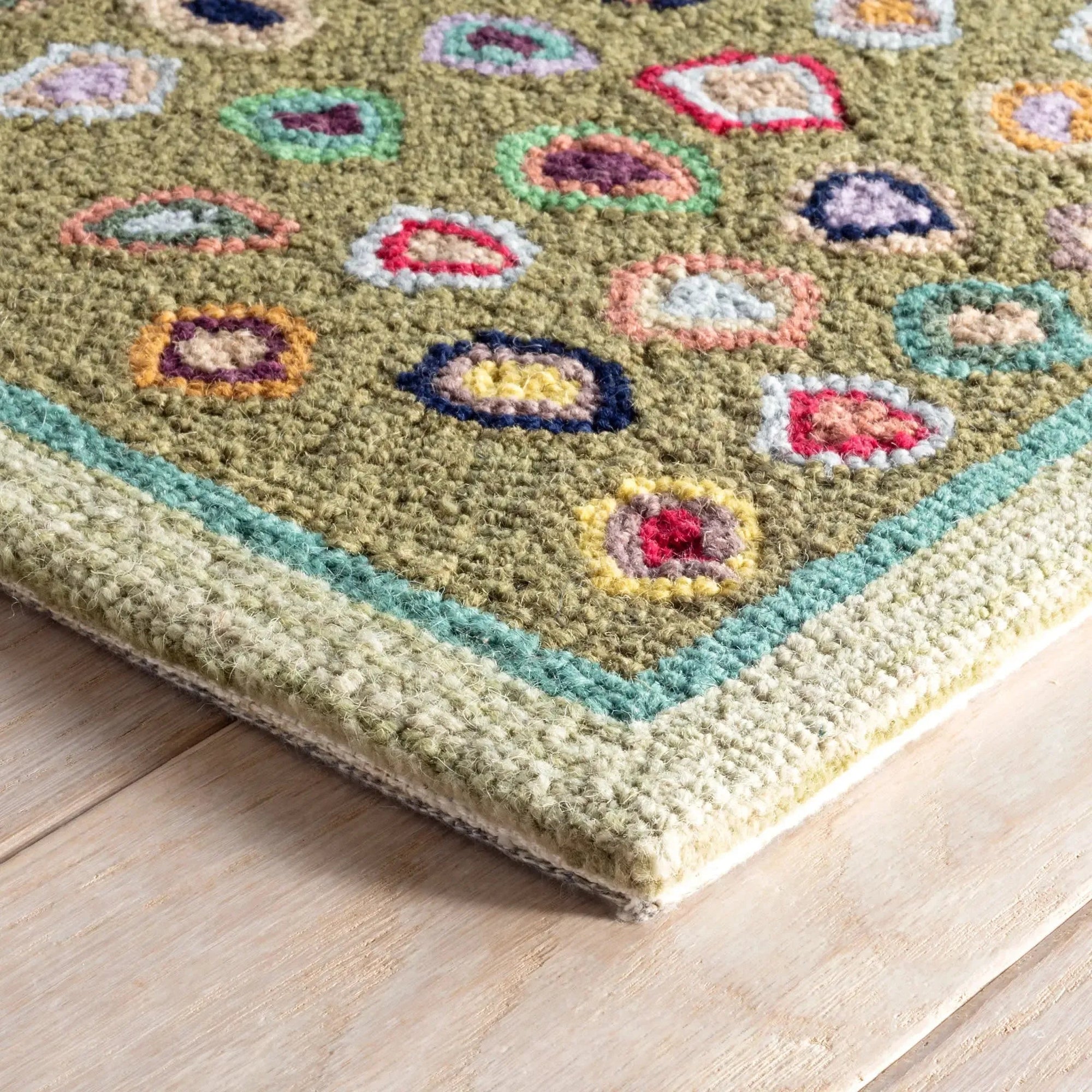 Cat's Paw Hand Micro Hooked Wool Rug - From Where Finds - 