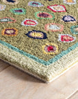 Cat's Paw Hand Micro Hooked Wool Rug - From Where Finds - 
