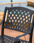 Cayman 6 - Seater Aluminum Dining Set - From Where - 