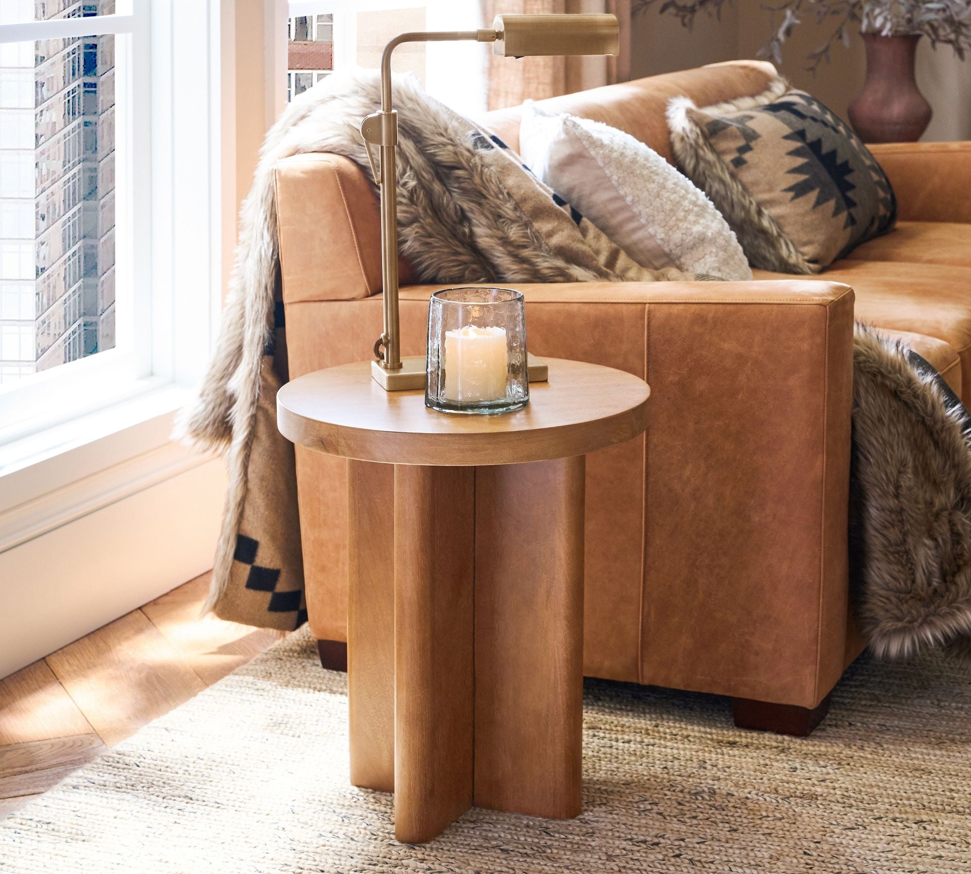 Cayman Round Side Table (18") - From Where - 