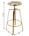 Cecely Swivel Bar Stool (Set of 2) - From Where - 
