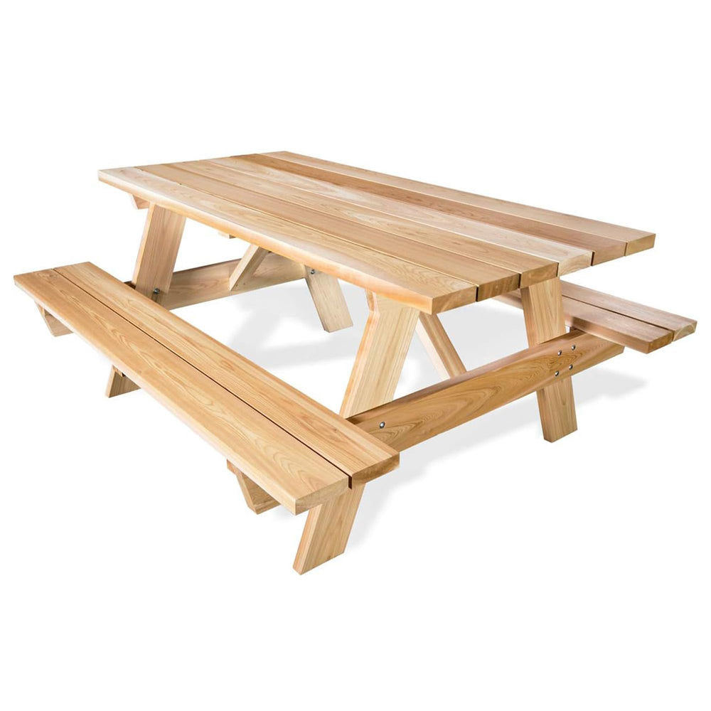 Cedar 6 - Ft Outdoor Picnic Table - From Where - 