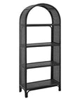 Celeste 67" Arched Rattan Bookshelf - From Where Finds - 