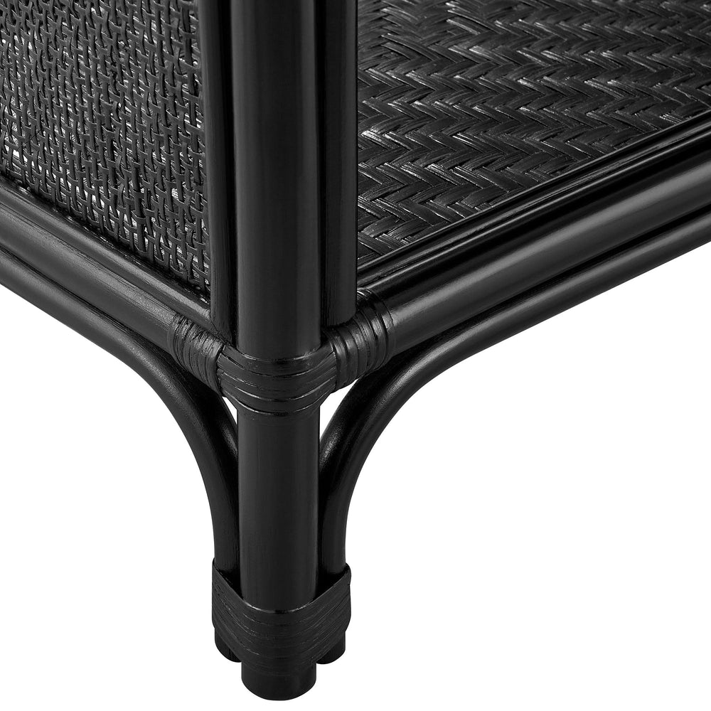Celeste 67" Arched Rattan Bookshelf - From Where Finds - 