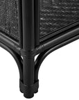Celeste 67" Arched Rattan Bookshelf - From Where Finds - 