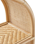 Celeste 67" Arched Rattan Bookshelf - From Where Finds - 