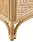 Celeste 67" Arched Rattan Bookshelf - From Where Finds - 