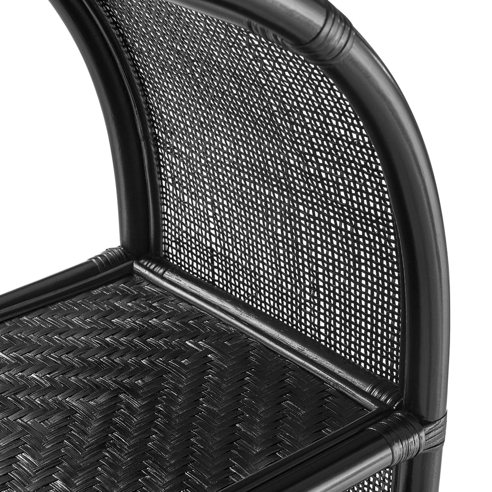 Celeste 67" Arched Rattan Bookshelf - From Where Finds - 