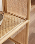 Celeste 67" Arched Rattan Bookshelf - From Where Finds - 