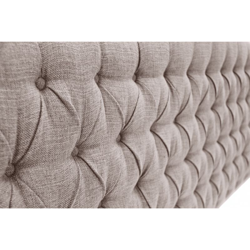Celeste Tufted Headboard Brown - From Where - 