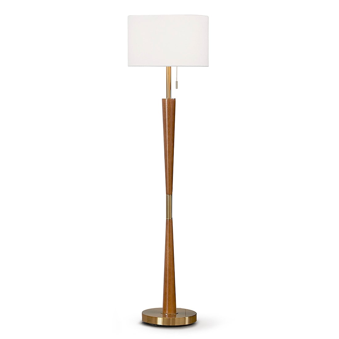 Century 61"H Wood Floor lamp - From Where - 
