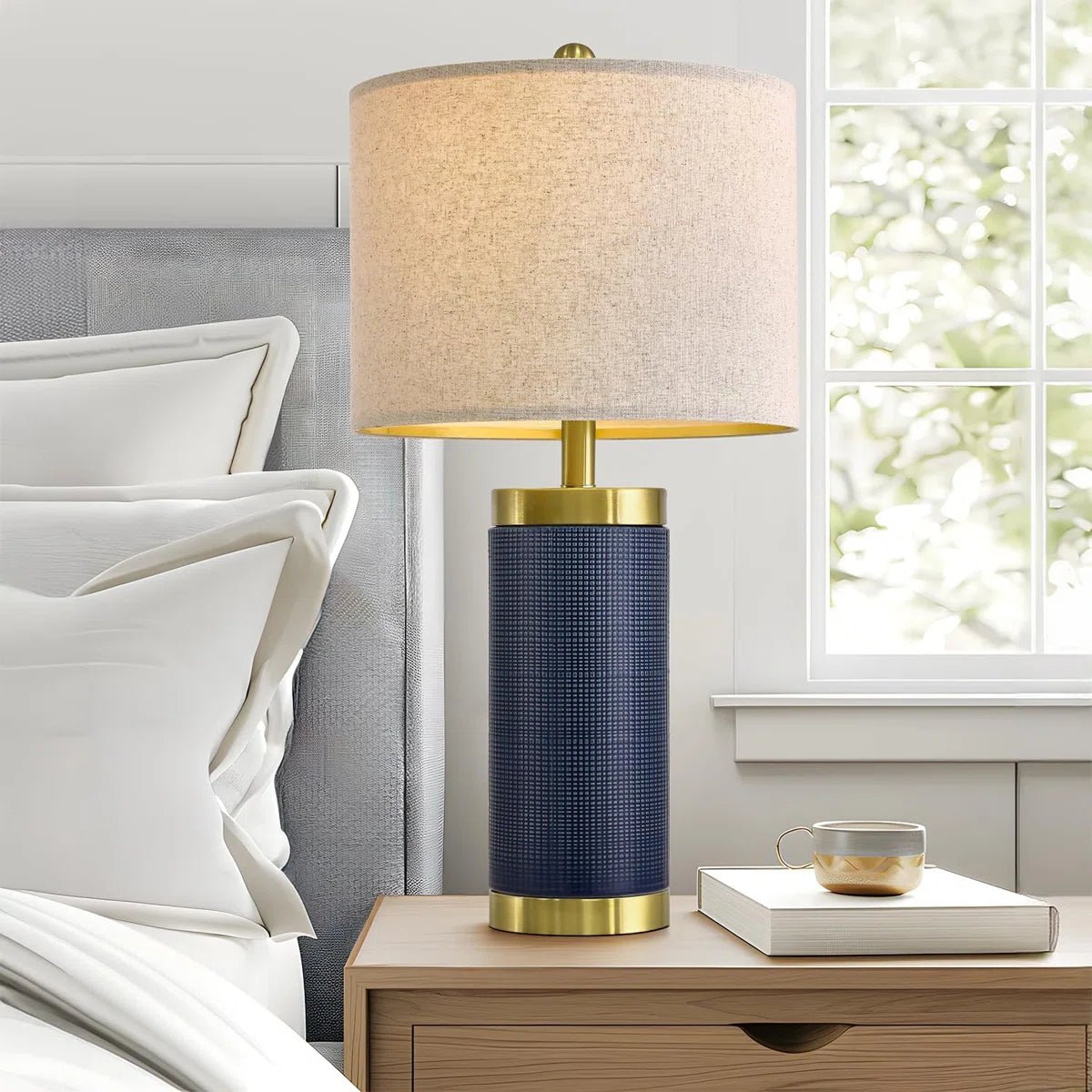 Ceramic Bedside Table Lamp - From Where - 