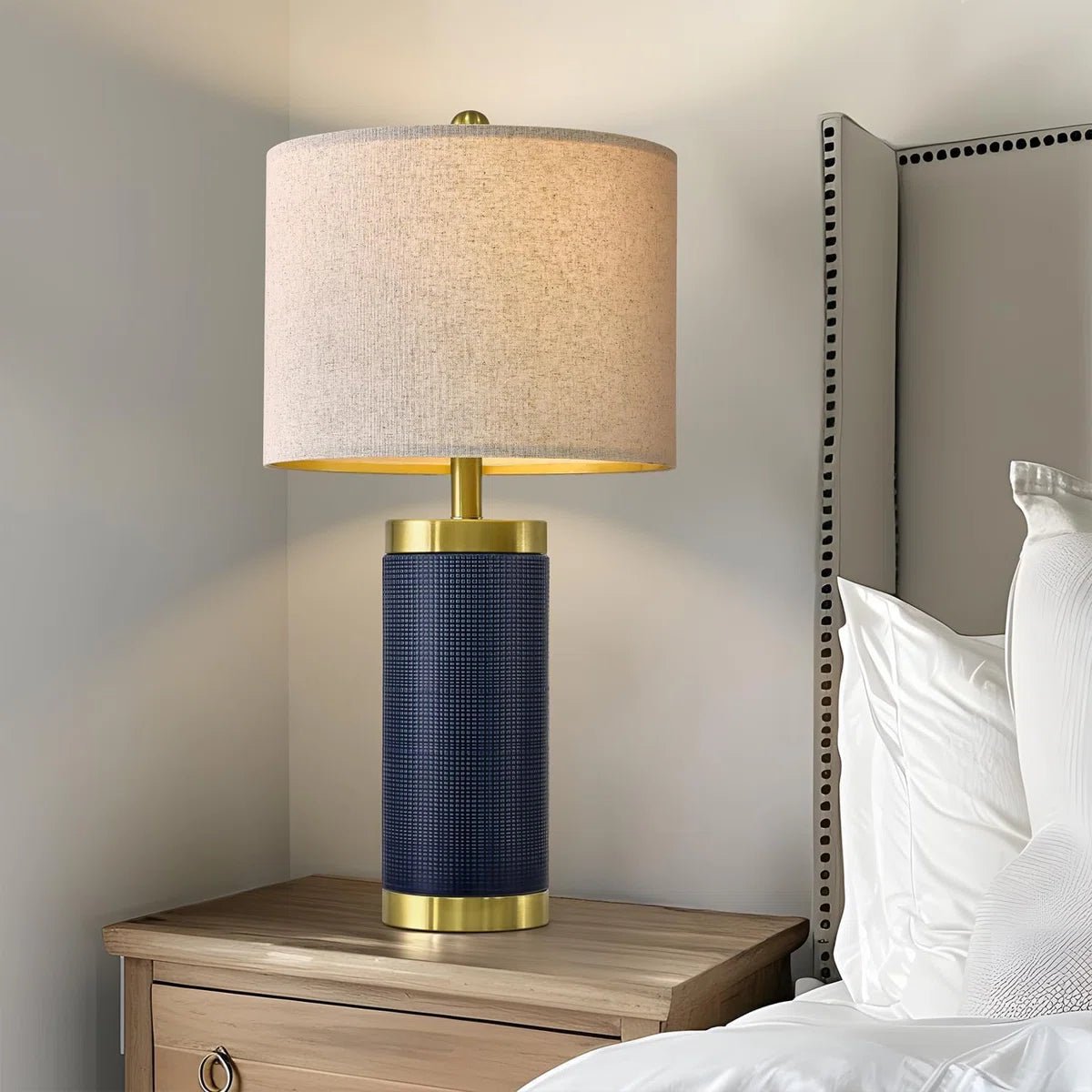 Ceramic Bedside Table Lamp - From Where - 