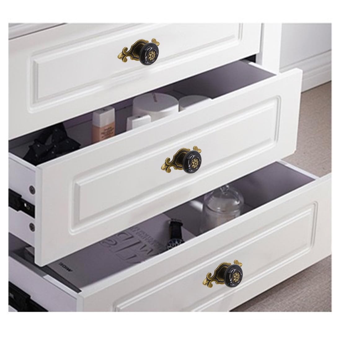 Ceramic Cabinet Knobs (Set of 4) - From Where - 