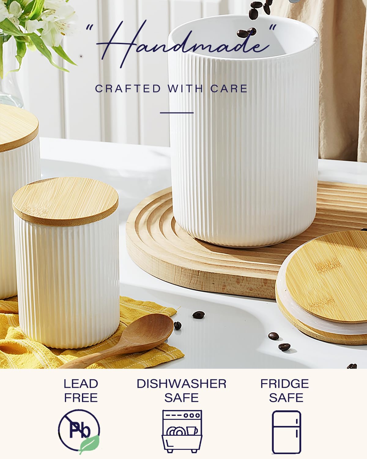 Ceramic Canisters (Set of 3) - From Where - 