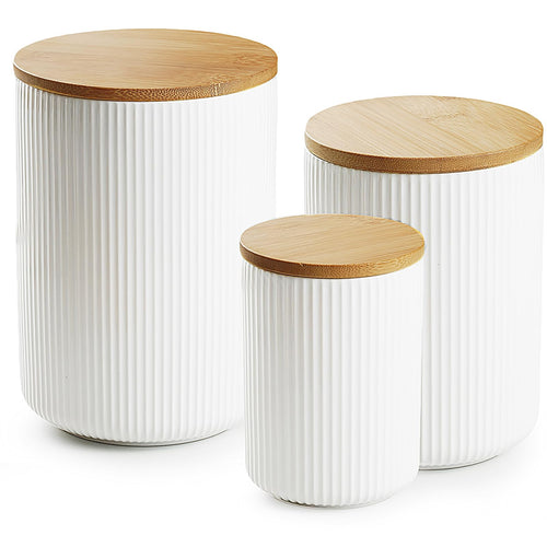 Ceramic Canisters (Set of 3) - From Where - 