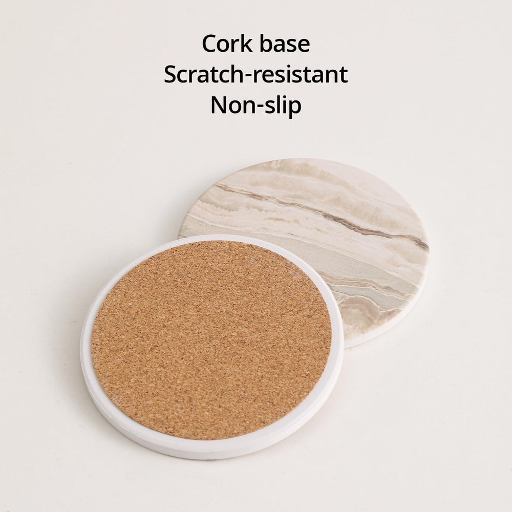 Ceramic Drink Coasters (Set of 6) - From Where - 