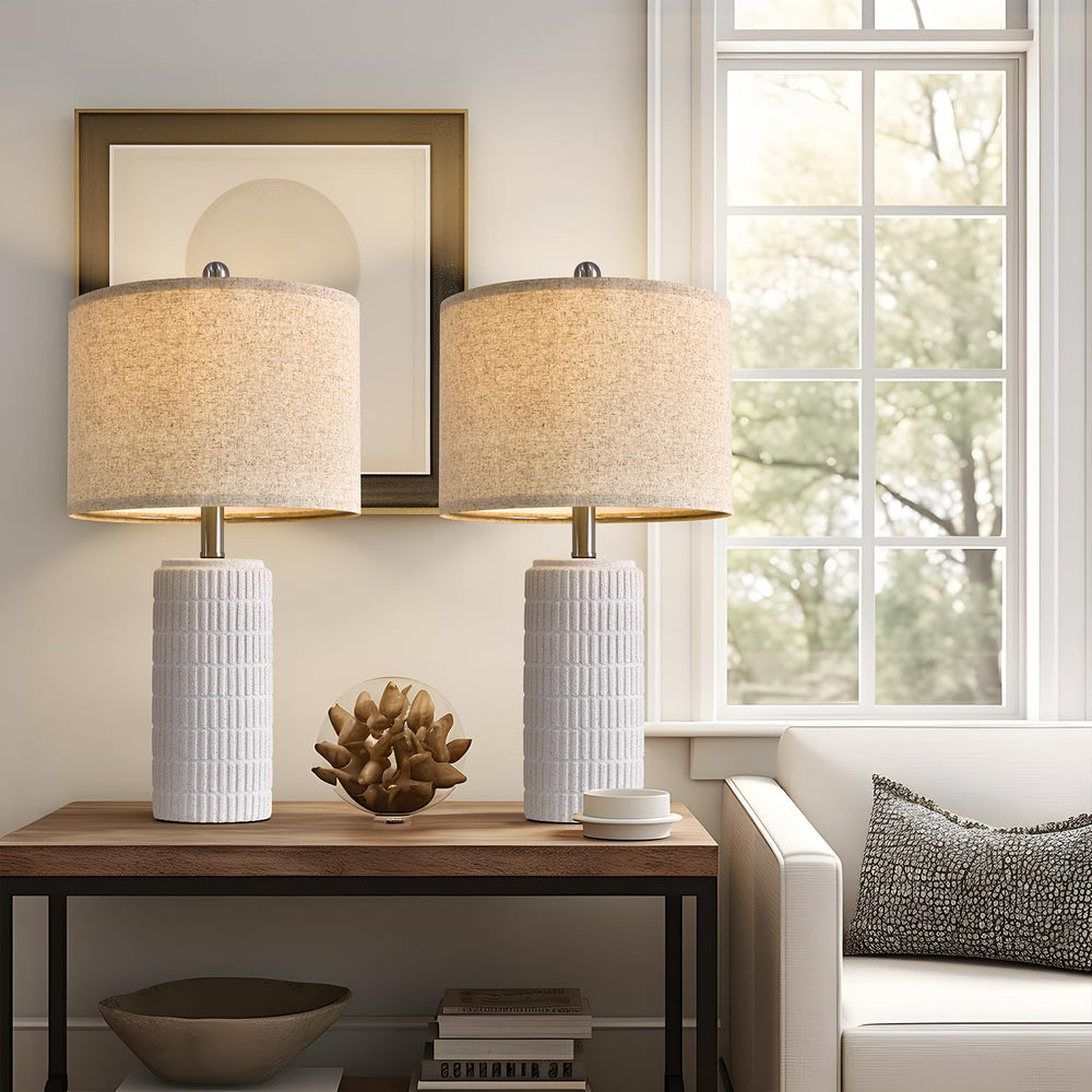 Ceramic End Table Lamps (Set of 2) - From Where - 