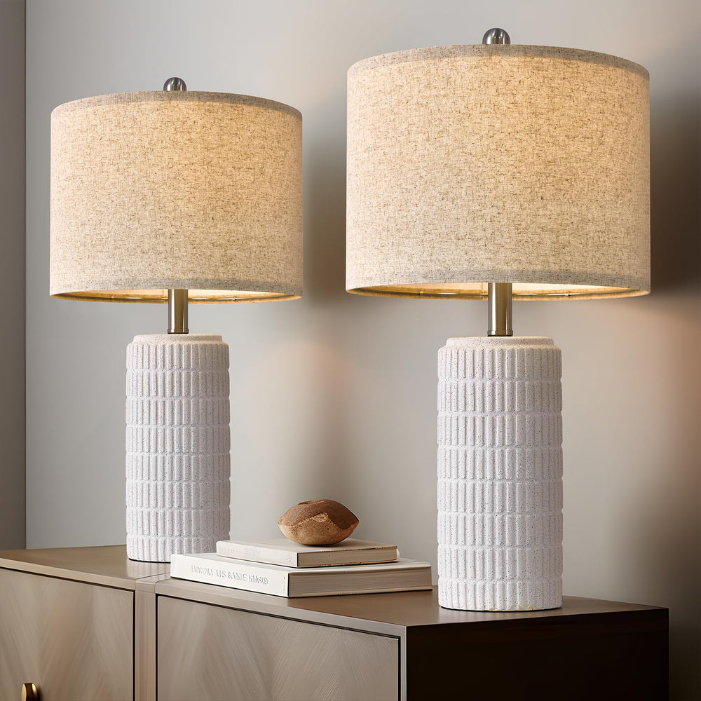 Ceramic End Table Lamps (Set of 2) - From Where - 