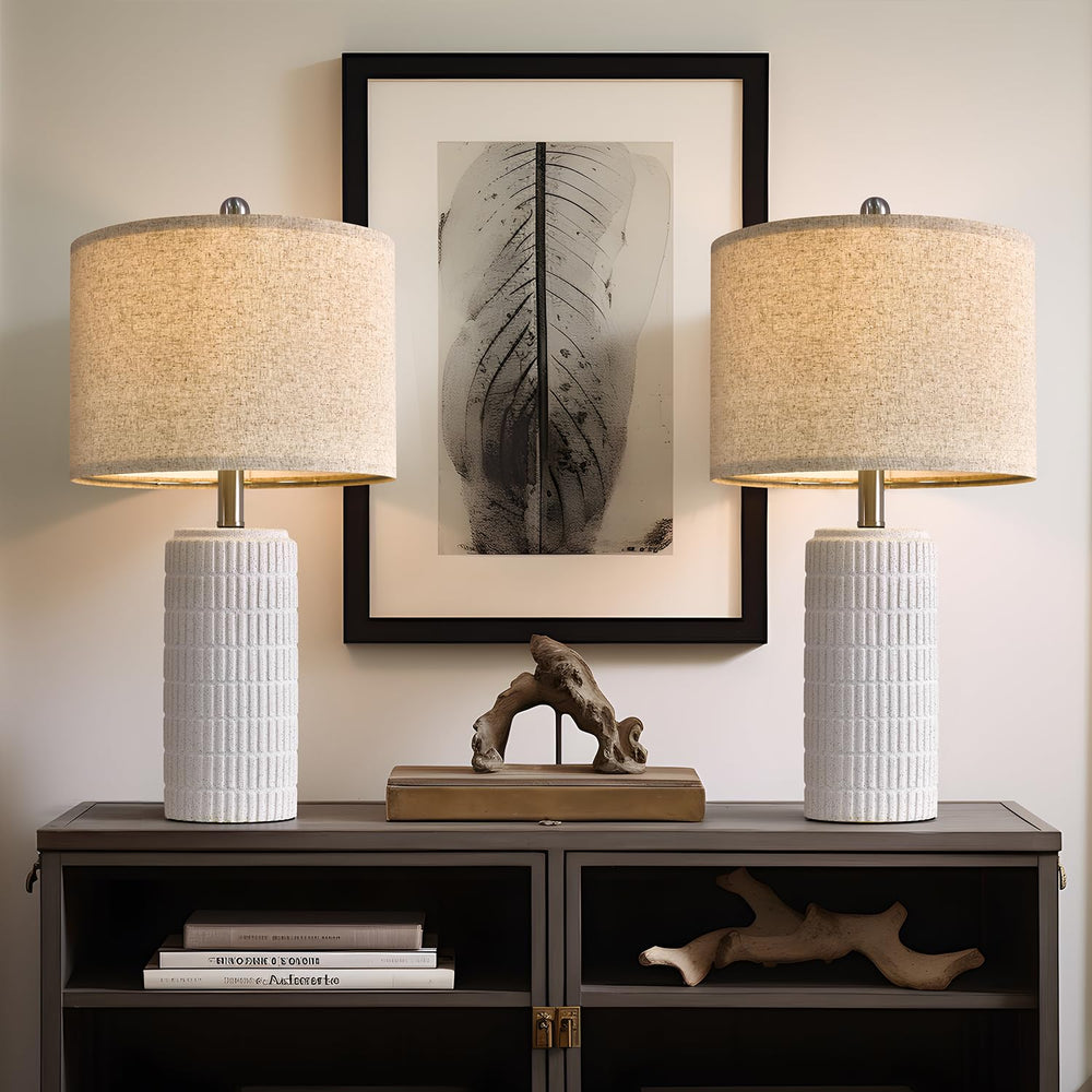Ceramic End Table Lamps (Set of 2) - From Where - 