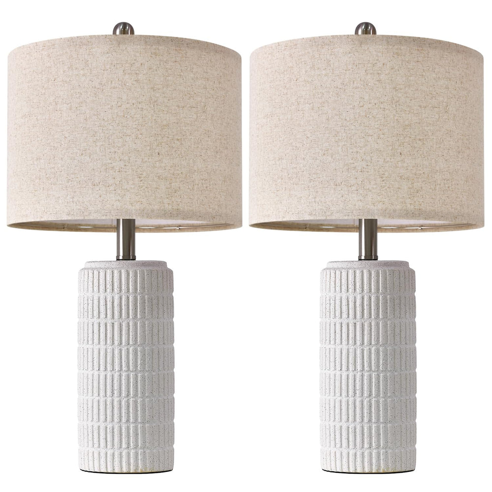 Ceramic End Table Lamps (Set of 2) - From Where - 
