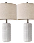 Ceramic End Table Lamps (Set of 2) - From Where - 