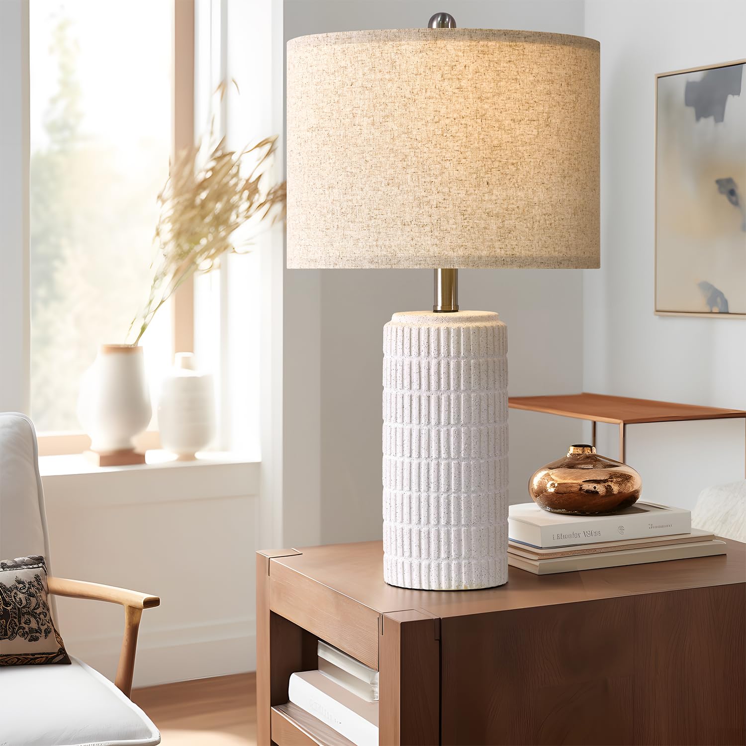 Ceramic End Table Lamps (Set of 2) - From Where - 