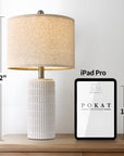 Ceramic End Table Lamps (Set of 2) - From Where - 