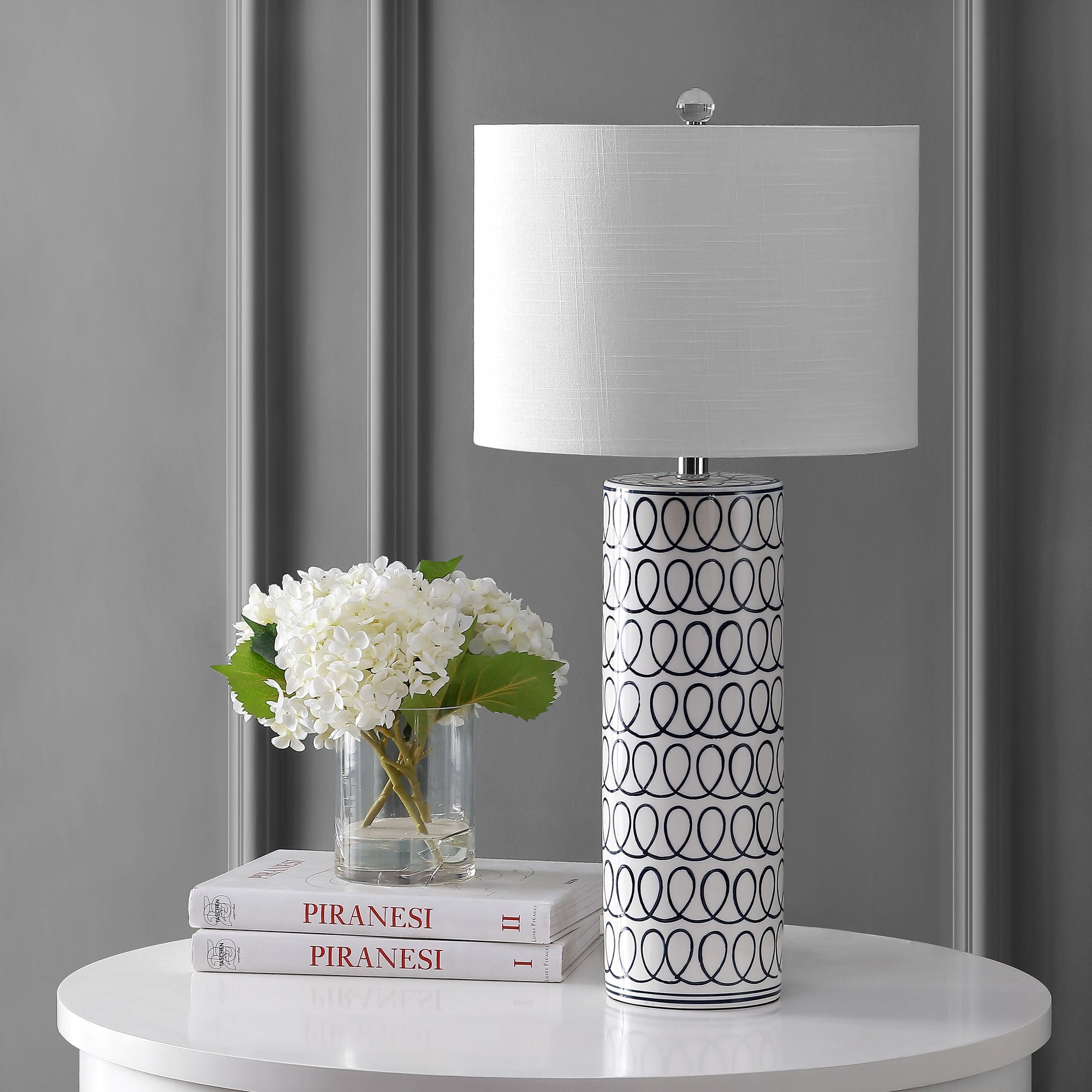 Ceramic Modern Column LED Table Lamp - From Where - 