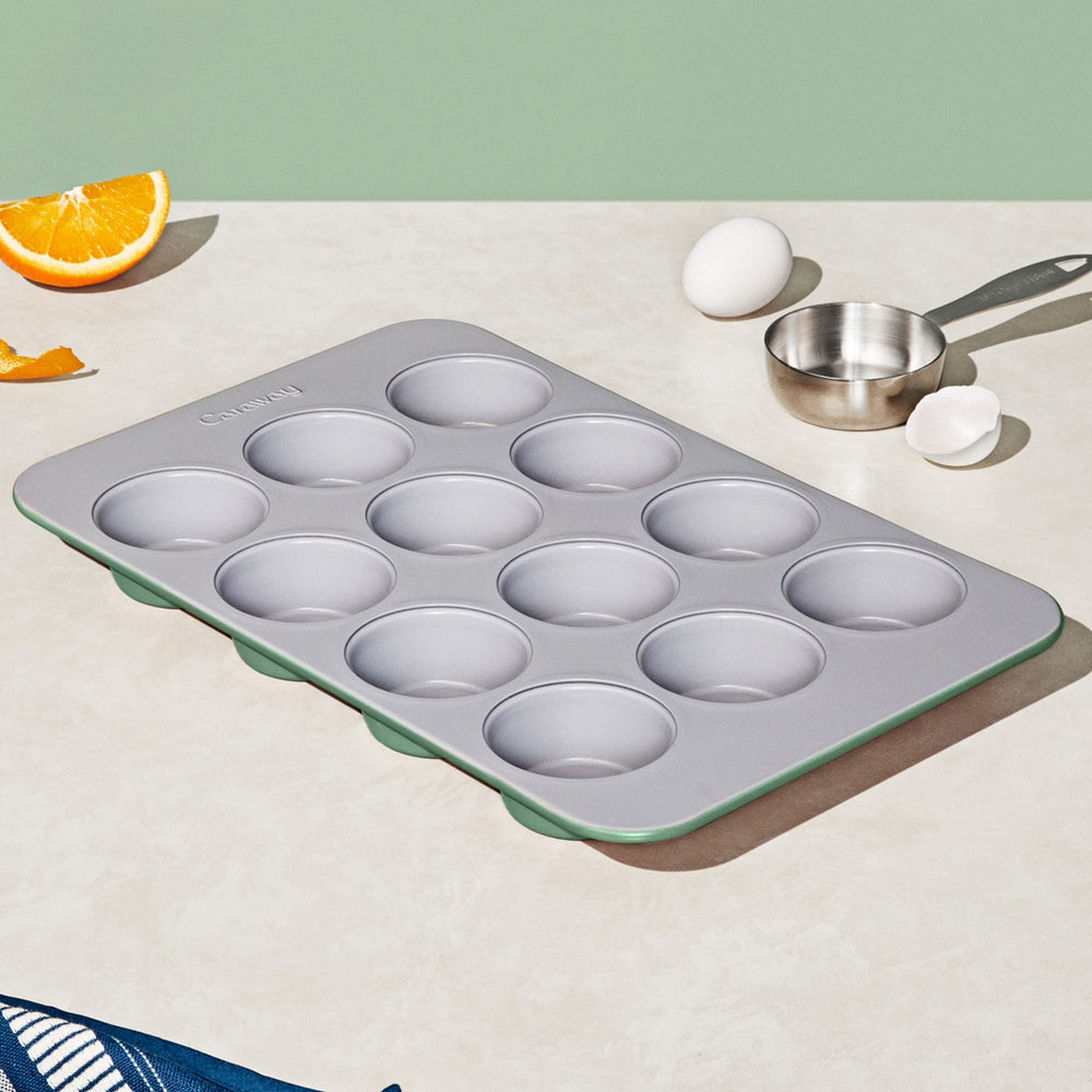 Ceramic &amp; Non - Stick Muffin Pan - From Where Finds - 