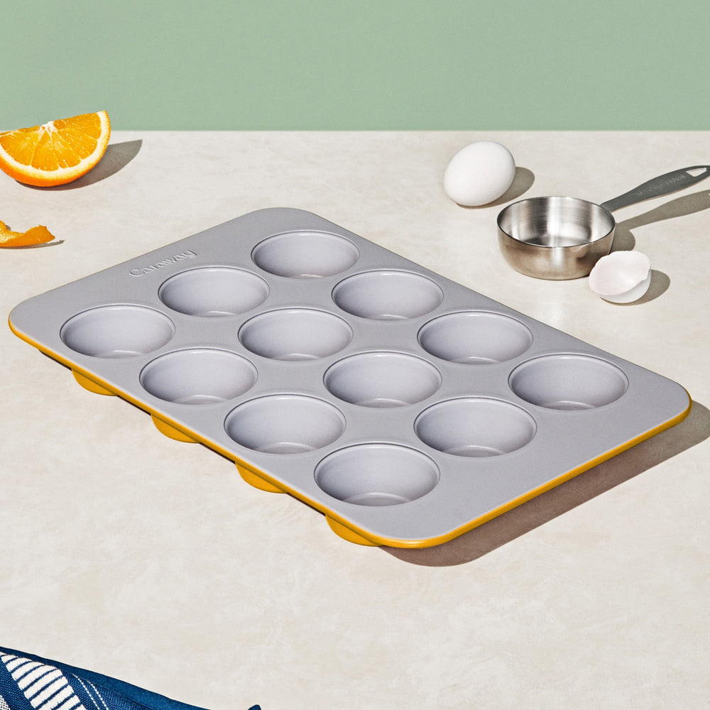 Ceramic &amp; Non - Stick Muffin Pan - From Where Finds - 