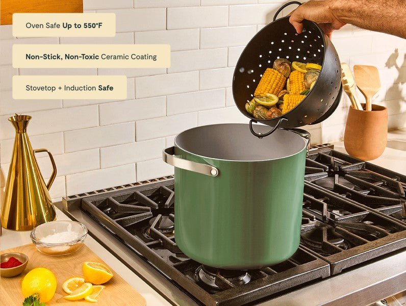 Ceramic Stock Pot - From Where Finds - 