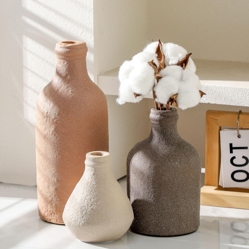 Ceramic Vase (Set of 3) - From Where - 