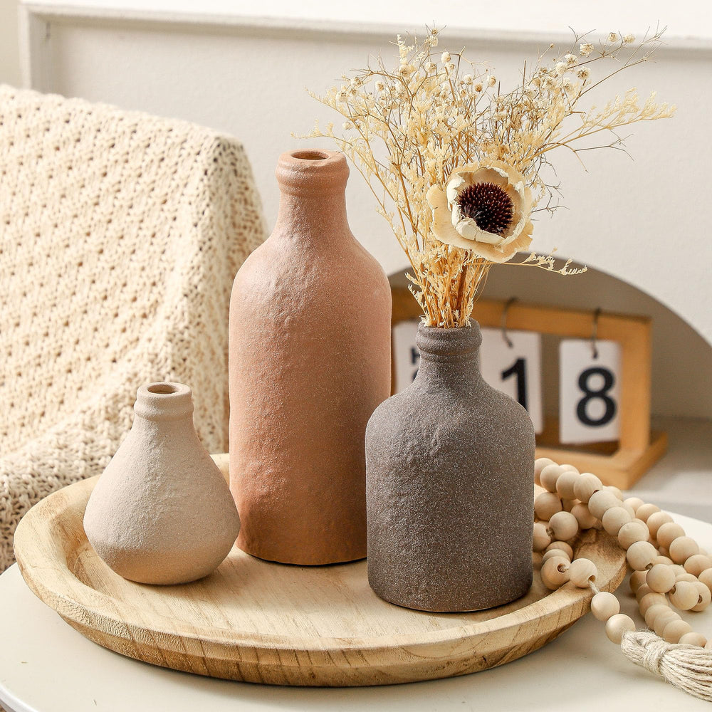 Ceramic Vase (Set of 3) - From Where - 