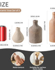 Ceramic Vase (Set of 3) - From Where - 