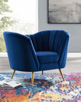 Channel Charcoal Accent Chair - From Where - 