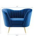 Channel Charcoal Accent Chair - From Where - 