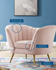Channel Charcoal Accent Chair - From Where - 