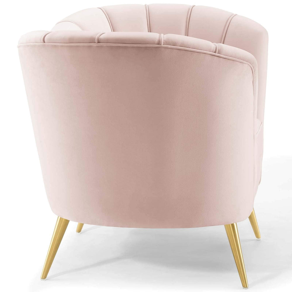 Channel Pink Accent Chair - From Where - 