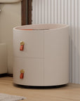 Chanor Leather 2 - Drawer Nightstand - From Where - 
