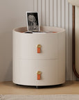 Chanor Leather 2 - Drawer Nightstand - From Where - 