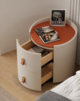 Chanor Leather 2 - Drawer Nightstand - From Where - 