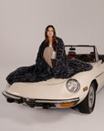 Charcoal Grey Faux Fur Blanket - From Where Finds - 