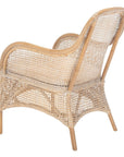 Charlie Rattan Accent Chair W/ Cushion - From Where Finds - 