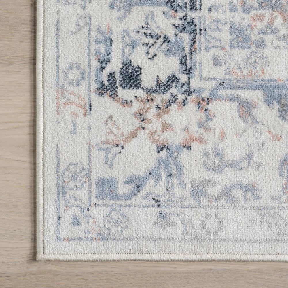 Charlisa Washable Faded Snowflake Rug - From Where Finds - 